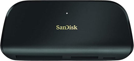 SanDisk ImageMate PRO USB-C Multi-Card Reader/Writer for SDHC, SDXC, MicroSD, CF Cards - UHS-I, UHS-II, 3.0 Compatible (SDDR-A631-GNGNN) Bundle with (1) Everything But Stromboli MicroSD to SD Adapter