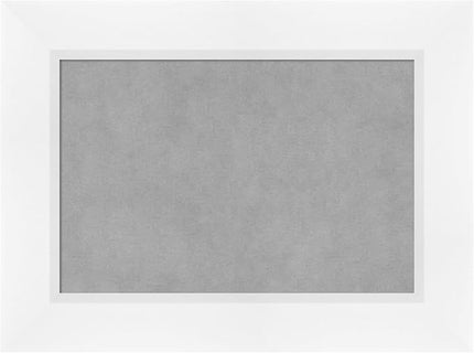 Amanti Art White Framed Magnetic Board 17x23 Small Vision Board for use with Magnets, 100% Metal Sheet to Display Items as Office Decor or for Home Organization in mudroom, Kitchen or Kids Room