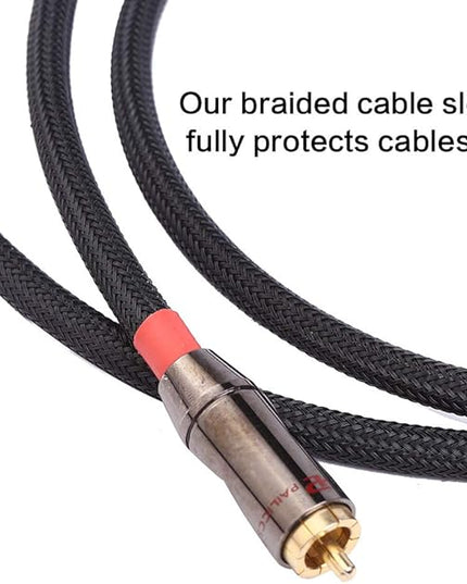 Keco 100ft – 3/8 inch PET Expandable Braided Cable Sleeve – Wire Sleeving for Audio Video and Other Home Device Cable Automotive Wire - Black