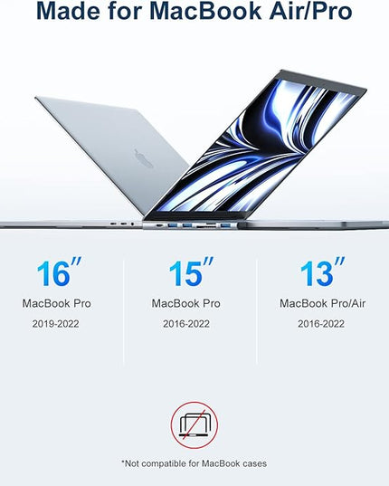 USB C Hub Adapter MacBook - UtechSmart 7 in 2 MacBook Pro/Air Accessories Multiport Adapter with Thunderbolt 3 Port, 100W PD 4K@30Hz, 40Gbps 4K HDMI, 3*USB3.0 Data Port SD and MicroSD Card Reader