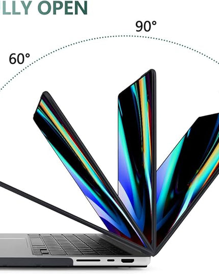 DONGKE Case for M5 MacBook Pro 14 inch 2025 2024-2021 M4 M3 M2 M1, Plastic Hard Shell Cover Compatible with A3434 A3112 A3401 A3185 A2992 A2779 A2442, Retina XDR Display & Touch ID, Abstract Marble