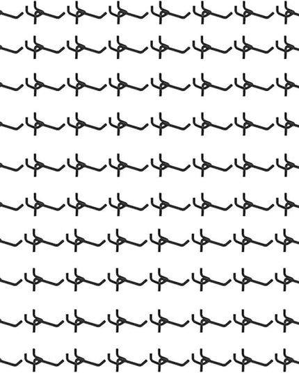 FactorDuty 100 Pack 2 inch Length Steel Black PEG Board Pegboard Shelving Hooks Wholesale Lot 20 lbs PEG Hooks Organizer Tools for Craft Storage, Garage, Kitchen, Tools and More