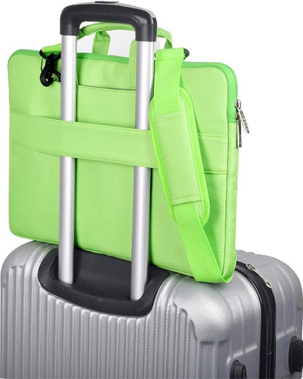 Laptop Shoulder Bag 13 13.3 14 Inch Case Compatible with MacBook Pro 14 2025-2021 M4/M3/M2/M1, Mac Air/pro 13-13.3 Inch and Most Popular 13-14 Notebooks,Spill-Resistant Briefcase, Light Green