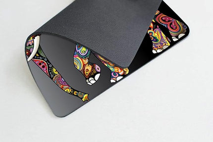 Square Mouse Pad Decorative Patterned Elephant-9,Gaming Mouse Pads for Desk,Soft Computer Waterproof Non-Slip Mouse Mat