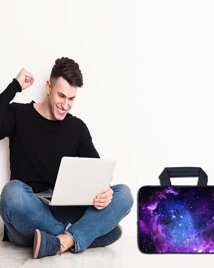 AMARY 11.6" 12" inch Laptop case chromebook case Neoprene Notebook Carrying Pouch Chromebook Sleeve Ultrabook Case Tablet Cover Fit Apple MacBook Air HP DELL Lenovo Asus Samsung (Stars)