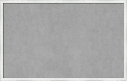 Amanti Art White Framed Magnetic Board 21x33 Large Vision Board for use with Magnets, 100% Metal Sheet to Display Items as Office Decor or for Home Organization in mudroom, Kitchen or Kids Room