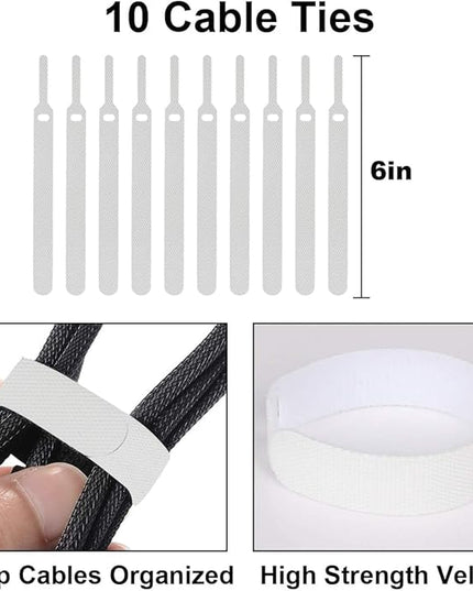 Cable Management Box DUNCHATY 3 Pack Cable Box Organizer with Large Medium Small Cord Hider Box Safe ABS Material for Cover and Hide TV Wires,Computer,Router,USB Hub and Under Desk Power Strip&Cords