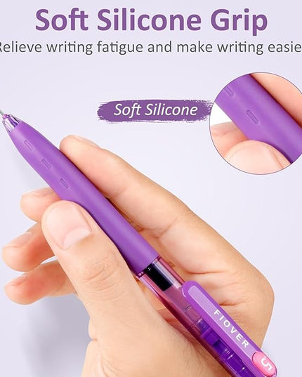 FIOVER Colored Gel Pens, 0.5mm Quick Dry Ink Fine Point Smooth Writing Colorful Pens for Journaling, School Supplies, Gifts for Nurses and Teens, Stocking Stuffers for Women (16PCS)