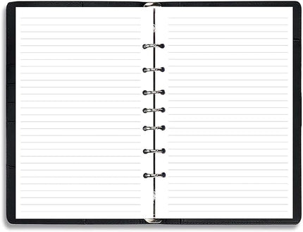 7-Hole Lined Refills Paper, A5 Filler Paper for Planner Inserts, A5 Loose Leaf Paper, 7 Hole Refills, 100 Sheets/200 Pages, College Ruled, 5.5 X 8.5 Inch (White Paper, 100 Sheets)