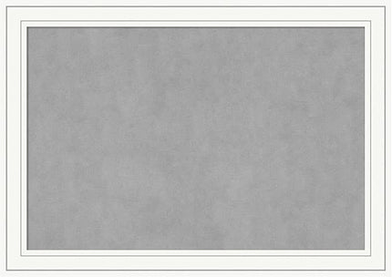 Amanti Art White Framed Magnetic Board 29x41 Large Vision Board for use with Magnets, 100% Metal Sheet to Display Items as Office Decor or for Home Organization in mudroom, Kitchen or Kids Room