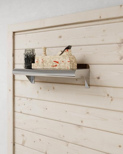 AmGood 6" X 16" Stainless Steel Wall Shelf | Metal Shelving | Garage, Laundry, Storage, Utility Room | Restaurant, Commercial Kitchen | NSF