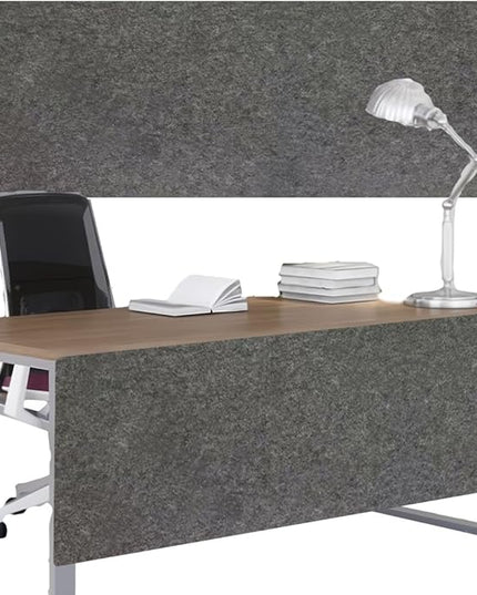 VOVCIG Under Desk Privacy Panel,59 x 19.7 inch Felt Board Modesty Panel is Suitable for Office Desk Cover Skirts, Opaque and Easy to Install