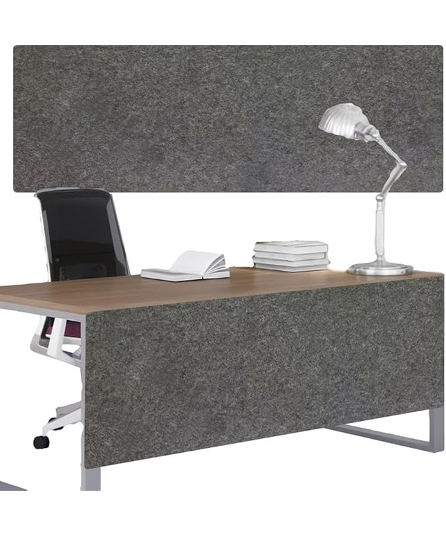 VOVCIG Under Desk Privacy Panel,59 x 19.7 inch Felt Board Modesty Panel is Suitable for Office Desk Cover Skirts, Opaque and Easy to Install