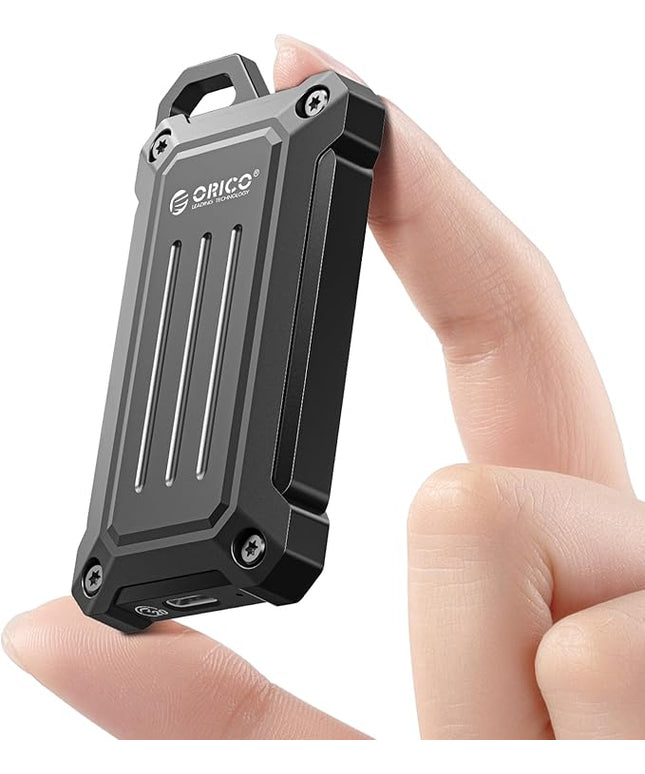 ORICO 512 GB Portable SSD Up to 2000 MB/s USB 3.2 Gen 2 x 2 External Solid State Drive, Zinc Alloy Design, Water and Dust Resistance for Outdoors Professionals, Photography, PSSD - MINI20