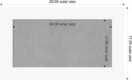 Amanti Art White Framed Magnetic Board 17x29 Small Vision Board for use with Magnets, 100% Metal Sheet to Display Items as Office Decor or for Home Organization in mudroom, Kitchen or Kids Room