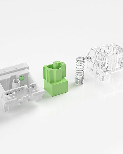Kailh Box Jade Switches for Mechanical Gaming Keyboard,3-Pin 50gf Clicky/lubed/Dust&Waterproof Switches(36Pcs,Kailh Box Jade)