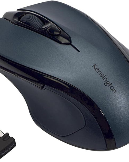 Kensington Pro Fit Mid-Size Wireless Mouse, Graphite Gray (K72423AM)