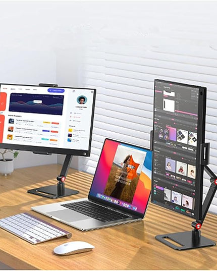 Portable Monitor Holder for 6-17.3 Inch Screen Desktop Expandable Monitor Stand 12.9 inch Tablet Stand