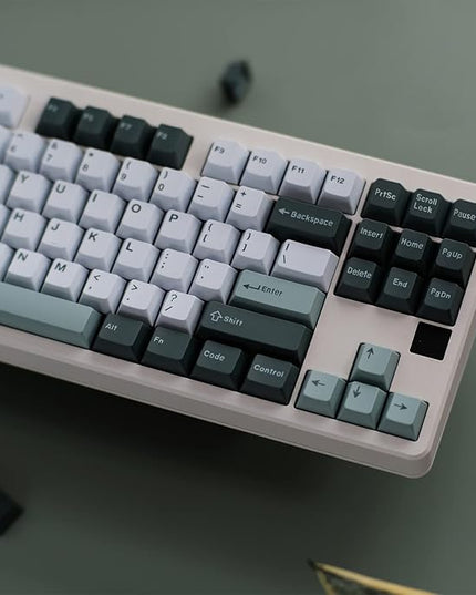 Sumgsn 172 Keys Doubleshot Keycaps Cherry Profile Botanical Keycaps Set Fit for 61/64187/104/108 Cherry Mx Switches Mechanical Keyboard