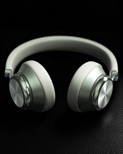 Wentronic Y03 Bluetooth Headphones Wireless Active Noise Cancelling Over Ear Headphones 48 Hours Playtime High Sound Quality 6 EQ Music Mode Headphones with Soft Ear Cushion - Green