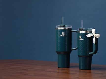 STANLEY Quencher H2.0 Tumbler with Handle and Straw 30 oz | Flowstate 3-Position Lid | Cup Holder Compatible for Travel | Insulated Stainless Steel Cup | BPA-Free | Ponderosa Star