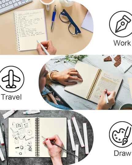 Msticey As For Me And My Team We Will Get It Done 160 Blank Pages Gold Foil Hardcover Spiral Notebook, Appreciation Gifts for Women Manager Supervisor Leader Coworker Colleague, Funny Boss Day Gifts