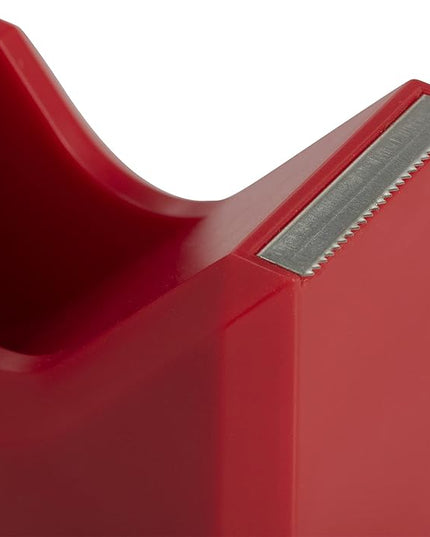 JAM PAPER Colorful Desk Tape Dispensers - Red - Sold Individually