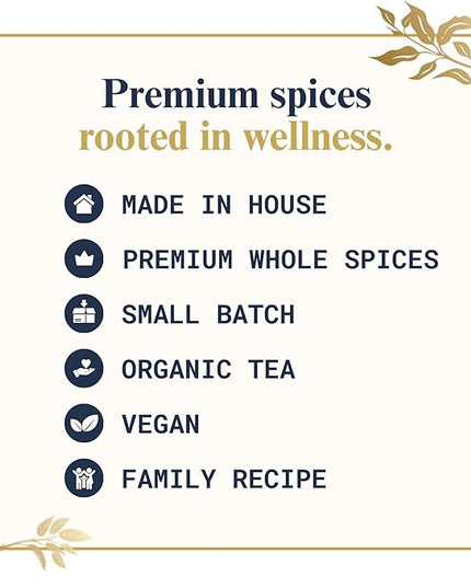 The Chai Box Top Selling Loose Leaf Tea Gift Set - Featured in Oprah's Favorite Things | 3-Flavor Caffeinated Chai Tea Gift Box with Stainless Steel Steeper (3 Pack) | Small Batch Loose Leaf Tea with Whole, Premium Spices
