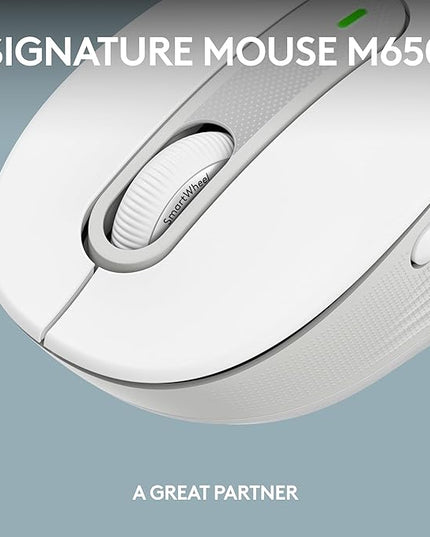 Logitech Signature Slim K950 Wireless Keyboard, Sleek Design, Switch Typing Between Devices, Quiet Typing, Bluetooth, Multi-OS, Windows, Mac, Chrome - Off-White