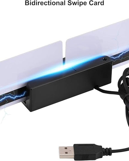 MSR90 USB Swipe Magnetic Credit Card Reader 3 Tracks Mini Smart Card Reader MSR605 MSR606 Deftun