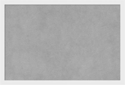 Amanti Art White Framed Magnetic Board 13x19 Small Vision Board for use with Magnets, 100% Metal Sheet to Display Items as Office Decor or for Home Organization in mudroom, Kitchen or Kids Room