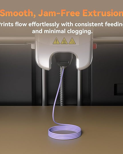 FLASHFORGE PLA Filament 1.75mm +/- 0.02mm, Matte Purple 3D Printer Filament 1kg (2.2lbs) Spool, Excellent Printing Performance, Easy to Use for Most FDM 3D Printers