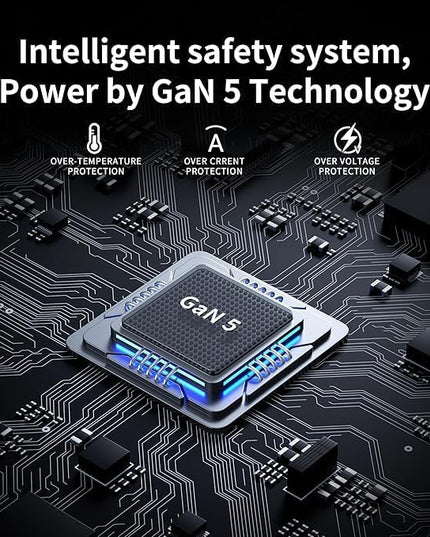 880W USB C Charger Block Charging Station 8 Port Fast Chager 140W PD PPS AVS HUB Laptop MacBook Charger Compatible with All iPhone 17 Pro Max/17 Air/16 SE/Samsung Galaxy 25/ MacBook Pro/Air/iPad Pro