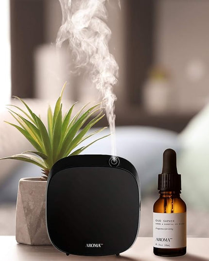 Aromatech Oud Saphir Aroma Essential Oil Blend: Luxury Hotel Inspired Aromatherapy with for Ultrasonic Diffusers & Nebulizers - 0.3 fl oz, 10 mL