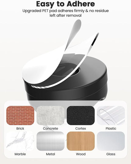 8-Pack Cord Organizer Holder, 360° Rotatable Charger Holder for Nightstand & Appliance Cord Management, 8mm Slot Magnetic Cord Clip with Strong Adhesive for Desk, Office, Kitchen