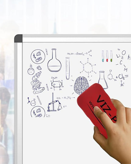 VIZ-PRO Magnetic Whiteboard/Dry Erase Board, 48 X 36 Inches, Pack of 2