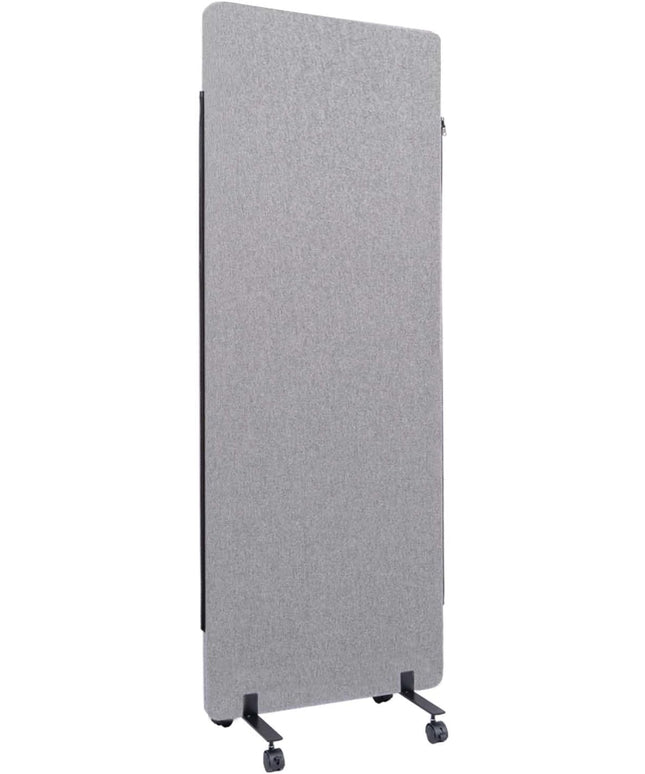 Soundproof Room Divider W/Wheels, 66in Office Dividers for Sound Proofing & Reducing, Sound Proof Dividers for Office Partitions Portable Temporary Wall Acoustic Wall Divider (Cool Grey, 1 Panel)