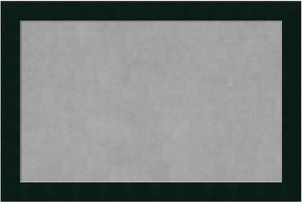 Amanti Art Black Framed Magnetic Board 24x36 Large Vision Board for use with Magnets, 100% Metal Sheet to Display Items as Office Decor or for Home Organization in mudroom, Kitchen or Kids Room