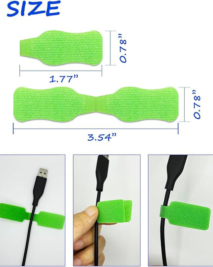 32 Pcs Cable Labels, Multi-Color Write On Cord Labels, Wire Tags for Electronics, Computers Cable Management and Identification, Assorted Colors