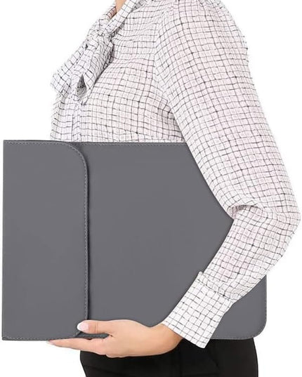 MOSISO Laptop Case 13 inch, 13 inch Laptop Sleeve Compatible with MacBook Air M4 M3 M2 M1 2025-2018 / Pro M2 M1 2025-2016, Faux Suede Leather Case with Small Bag, Space Gray