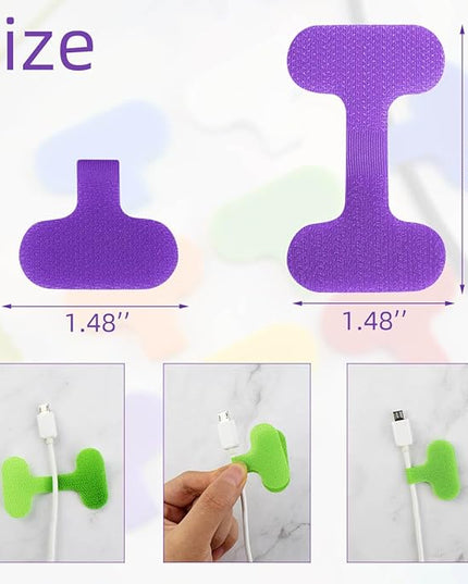 32 Pieces Multi-Color Electronic Cable Identification Tags Write On Cord Labels for Computers Cable Management Writable Wire Tags for Electronics Self-Adhesive Nylon Wrap-It Cable Label (8 Colors)