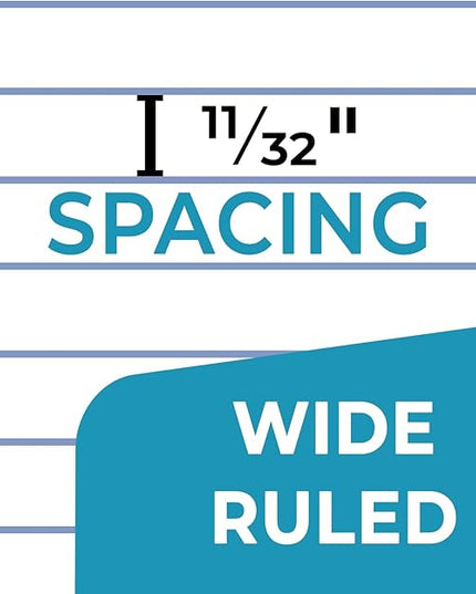 Rosmonde 50 Pack A5 Kraft Journal, Extra Pages - 120 Pages (60 Sheets), Long Lasting, Wide Ruled, 8 x 5.7 Kraft Notebook, Bulk Journal Notebook A5, Bulk Composition Notebooks, Bulk Notebook for School