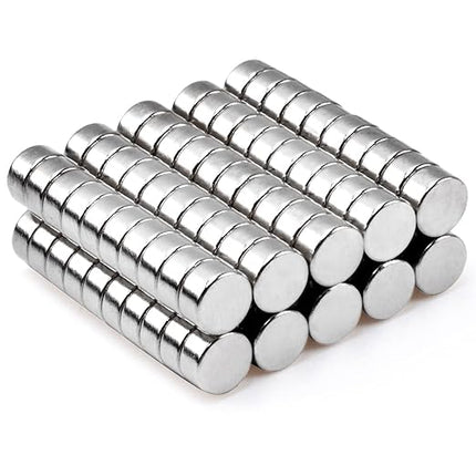 MIN CI 100Pcs Super Strong Neodymium Disc Magnets 6mm x 3mm, Small Tiny Magnet for Dry Erase Board Whiteboard Office Fridge Crafts, Mini Round Rare Earth Magnets for DIY Building Scientific Models
