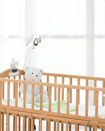 Flexible Clip clamp Mount Compatible with Infant Optics DXR-8 and DXR-8 PRO Video Baby Monitor Camera 15.7 inches Flexible Long Gooseneck Arm, Baby Monitors Holder for Crib Baby Camera Stand