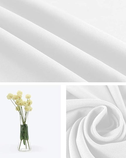10X12ft White Backdrop for Photography, Polyester Background for Photography for Product Protrait Photoshoot or Parties Decoration