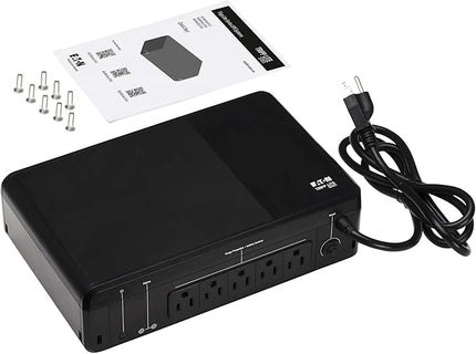 Tripp Lite 850VA UPS Desktop Battery Backup and Surge Protector, 450W, 5 Outlets, Home & Office UPS, Small Form Factor, Wall Mounting Option, 5ft Cord, 3-Year Warranty (BC850R)