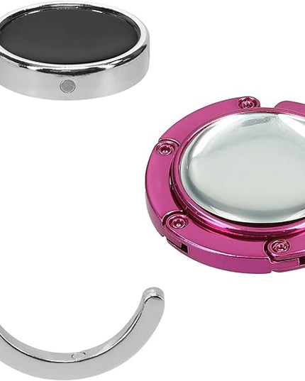 kwmobile Purse Hanger for Table (Set of 2) - Purse Hook for Table - Folding Handbag Hanger - Portable Bag Holder