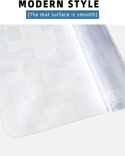 Chair Mat for Hardwood Floor, 45x53 inches Floor Mat Protector for Office Chair, Desk, Home, Frosted Pattern Rectangle Floors Protector