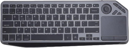 Qudinip Wireless Touch Keyboard, Multi Device Connection 2.4G Dual Mode with 7 Color Backlight Touchpad Multimedia Hotkey, for Laptop Tablet