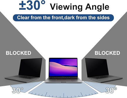 Hoktods 13.3 Inch 16:9 Laptop Privacy Screen Filter, Computer Monitor Privacy Shield, Anti Scratch Anti Spy Anti Glare Blue Light Screen Protector
